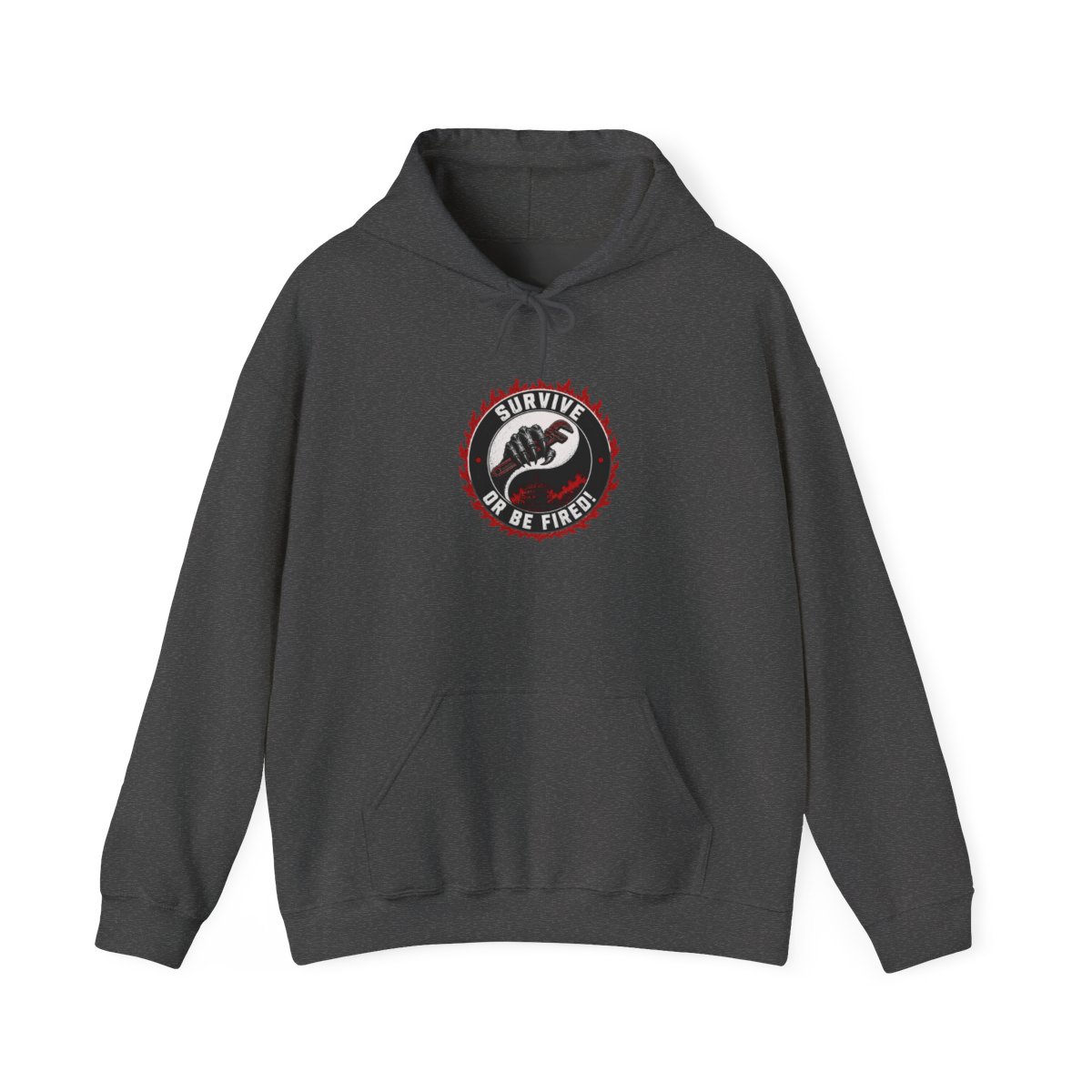 Lethal Company "Survive or Be Fired!" Hoodie - alternate angle 4, merchandise
