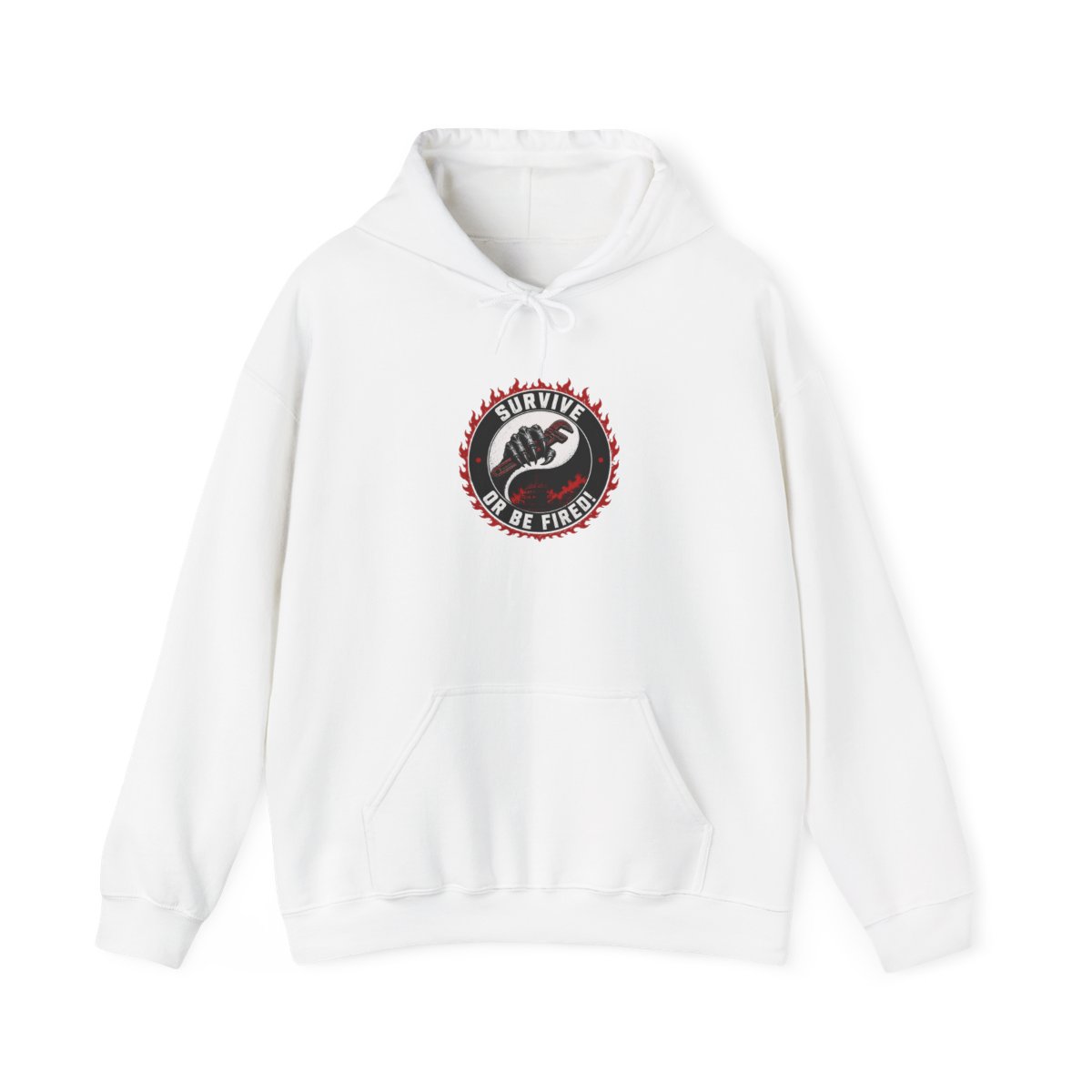 Lethal Company "Survive or Be Fired!" Hoodie - alternate angle 2, merchandise