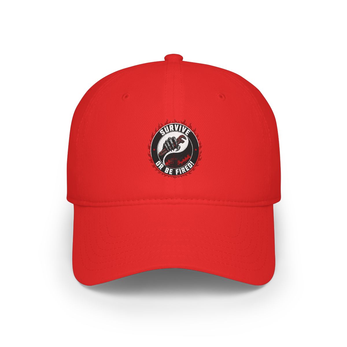 Lethal Company "Survive or Be Fired!" Hat - alternate angle 3, merchandise