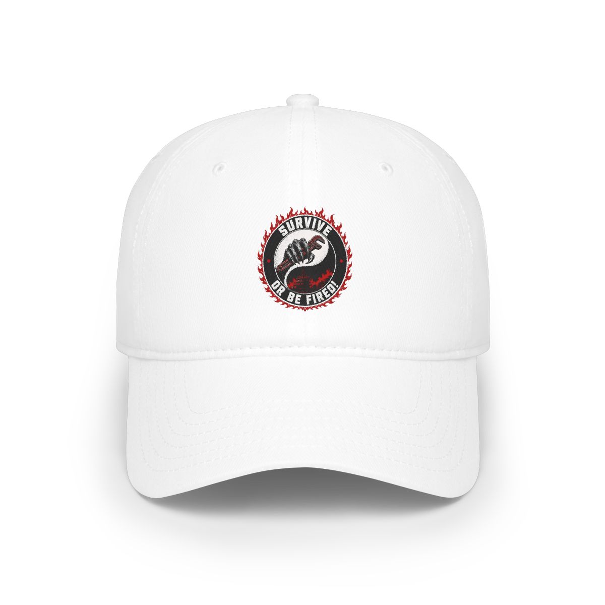 Lethal Company "Survive or Be Fired!" Hat - alternate angle 2, merchandise